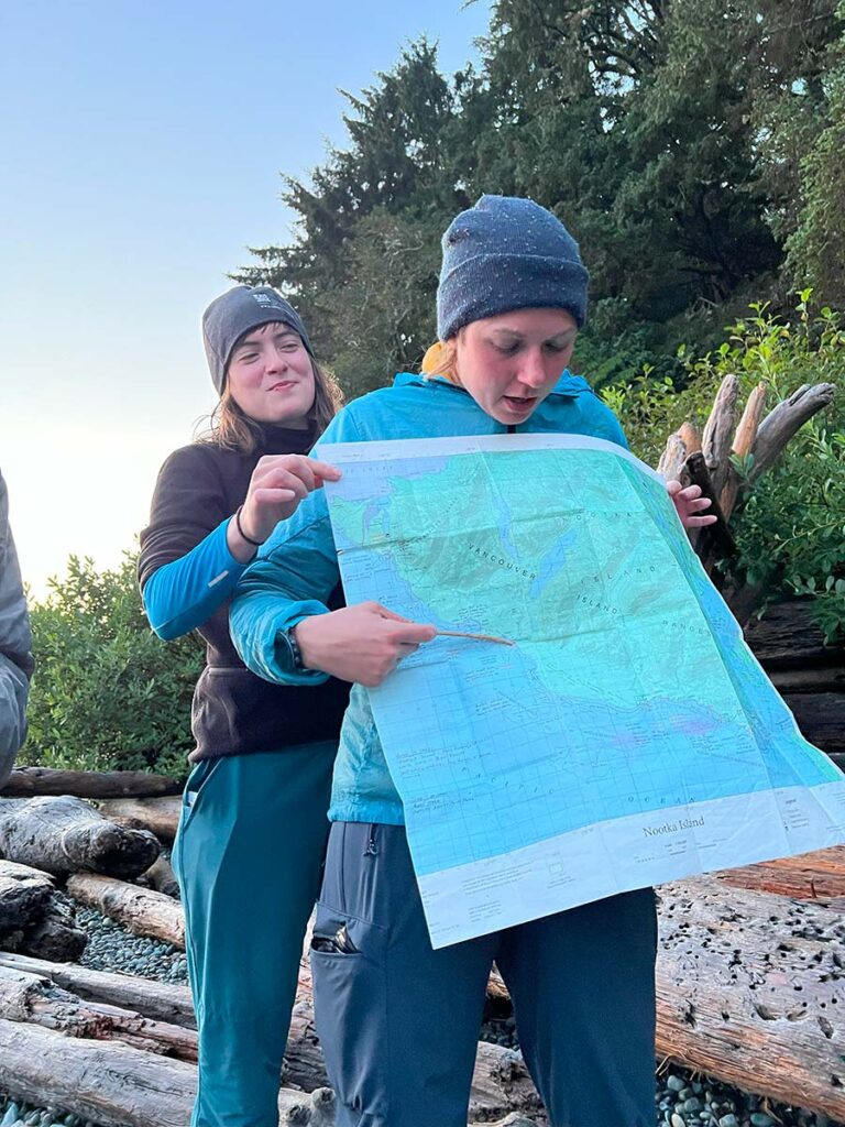 West coast trail hiking map